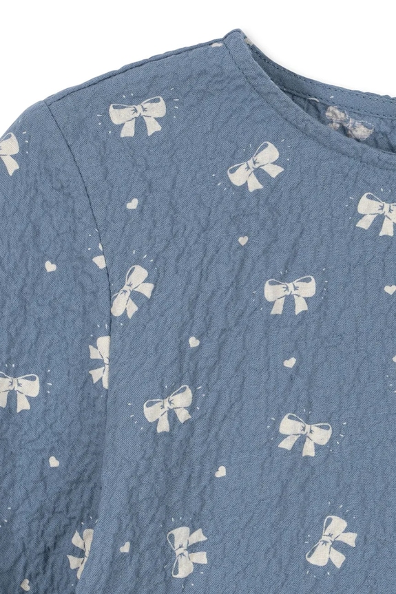 Otroška Majica Konges Sløjd VIDA BLOUSE GOTS modra KS104032.9BYA