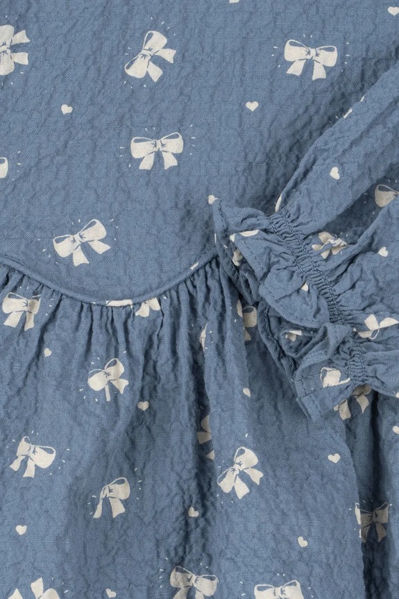 Otroška Majica Konges Sløjd VIDA BLOUSE GOTS KS104032.9BYA modra