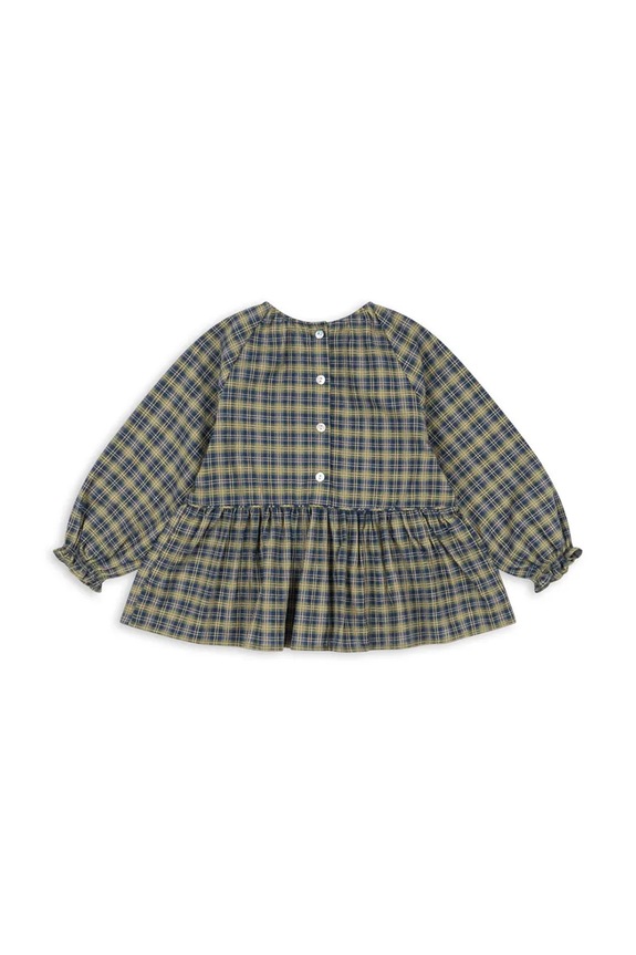 Детская блузка Konges Sløjd TERRE BLOUSE GOTS KS104011.9BYA бирюзовый AW25
