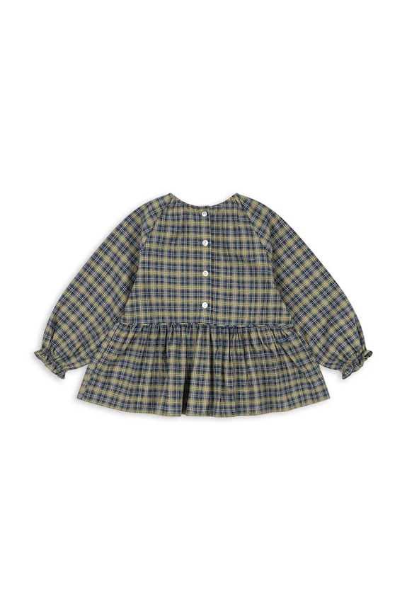 Детская блузка Konges Sløjd TERRE BLOUSE GOTS KS104011.9BYA бирюзовый AW25
