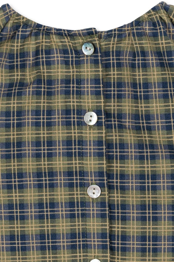 Девочка Детская блузка Konges Sløjd TERRE BLOUSE GOTS KS104011.9BYA бирюзовый