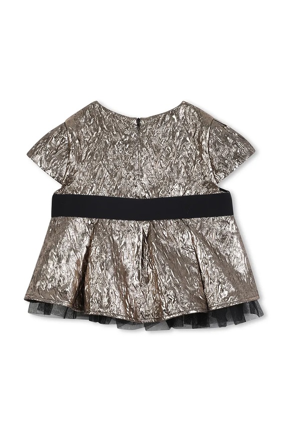 Dievča Detská blúzka Karl Lagerfeld Z30588.156.162 zlatá