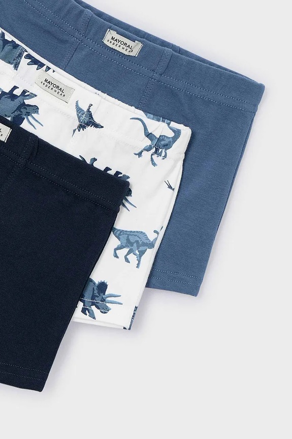 Dečki Otroške boksarice Mayoral 3-pack 10035.5J.Mini.9BYA modra