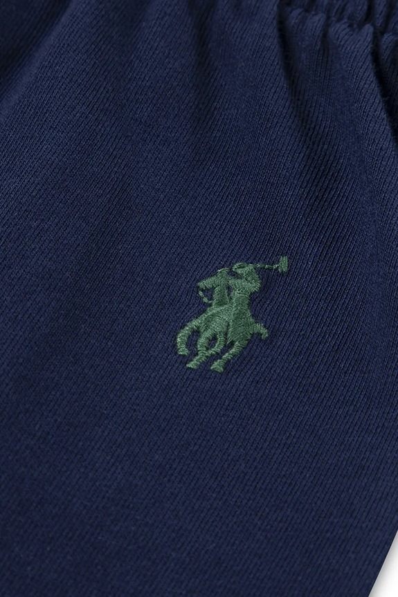 Detské bavlnené pyžamo Polo Ralph Lauren tmavomodrá 9P0278