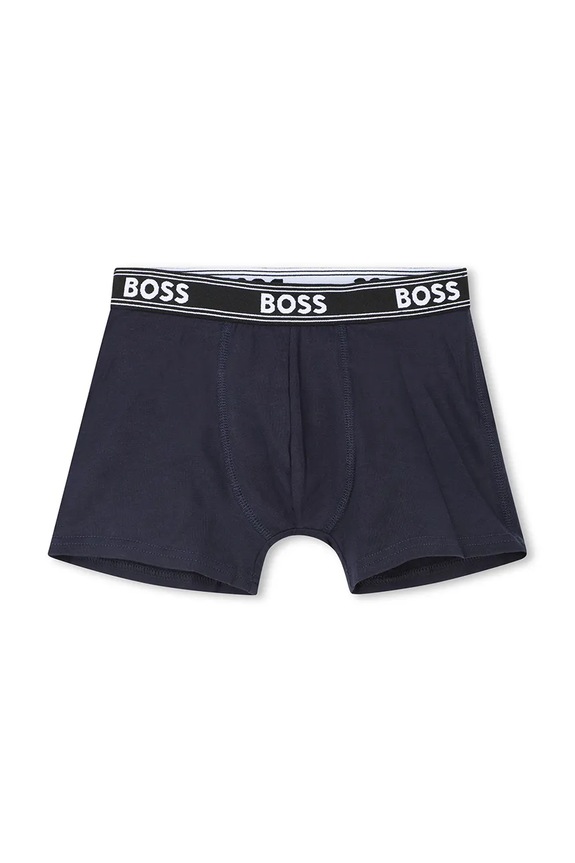Otroške boksarice BOSS 3-pack črna J52651.162.174