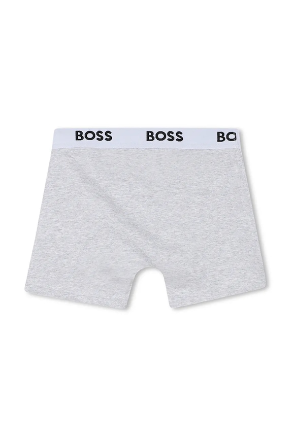BOSS bokserki dziecięce 3-pack szary J52663.102.150