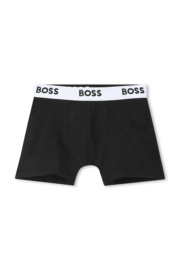 CHLAPEC Dětské boxerky BOSS J52663.162.174 černá
