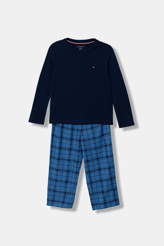 Detské bavlnené pyžamo Tommy Hilfiger sada tmavomodrá UB0UB00587.9BYA