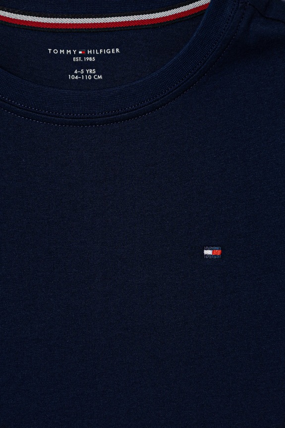 Chlapec Detské bavlnené pyžamo Tommy Hilfiger UB0UB00587.9BYA tmavomodrá