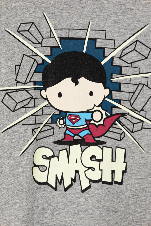 Παιδικές βαμβακερές πιτζάμες United Colors of Benetton γκρί 3VR50P08V.G.seasonal