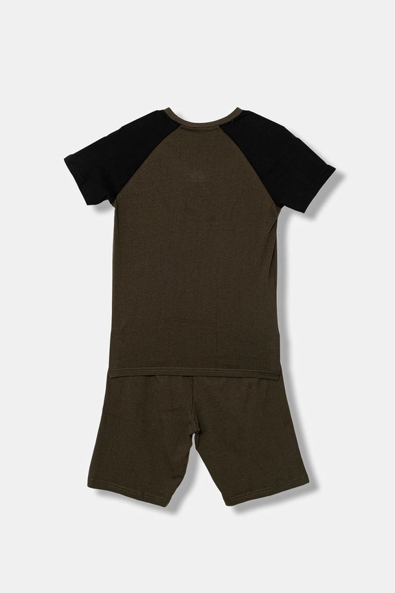 Παιδικές βαμβακερές πιτζάμες CR7 Cristiano Ronaldo 8770.41.821 πράσινο AW25