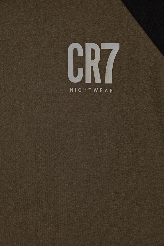 Παιδικές βαμβακερές πιτζάμες CR7 Cristiano Ronaldo πράσινο 8770.41.821