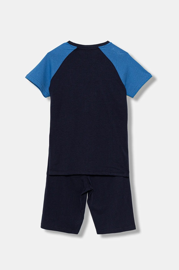 Παιδικές βαμβακερές πιτζάμες CR7 Cristiano Ronaldo 2-pack 8770.41.822 σκούρο μπλε AW25