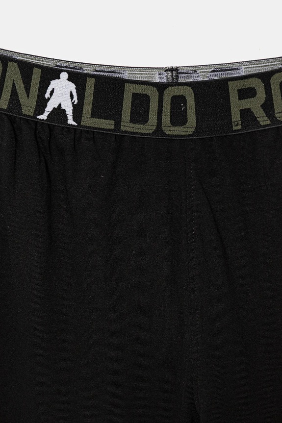 Dječaci Dječja pamučna pidžama CR7 Cristiano Ronaldo 8770.42.754 crna