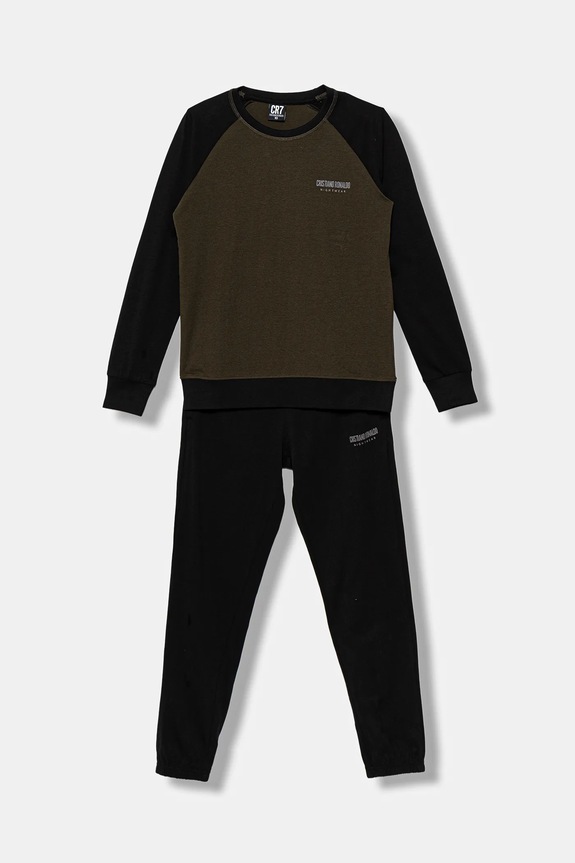 Dječja pamučna pidžama CR7 Cristiano Ronaldo 2-pack komplet zelena 8770.42.756