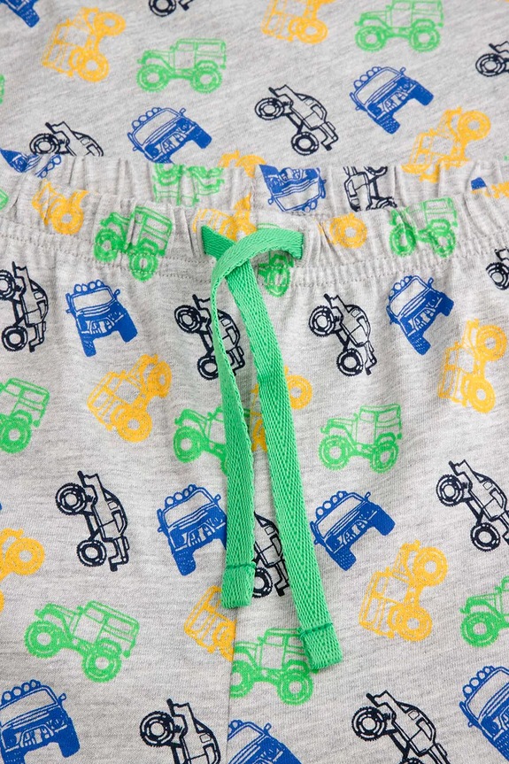 Dječji set pidžame s pamukom Coccodrillo siva ZC5448112PJS