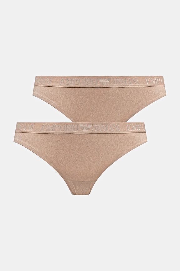 Nohavičky Emporio Armani Underwear 2-pak nohavičky béžová EW000403.AF10891