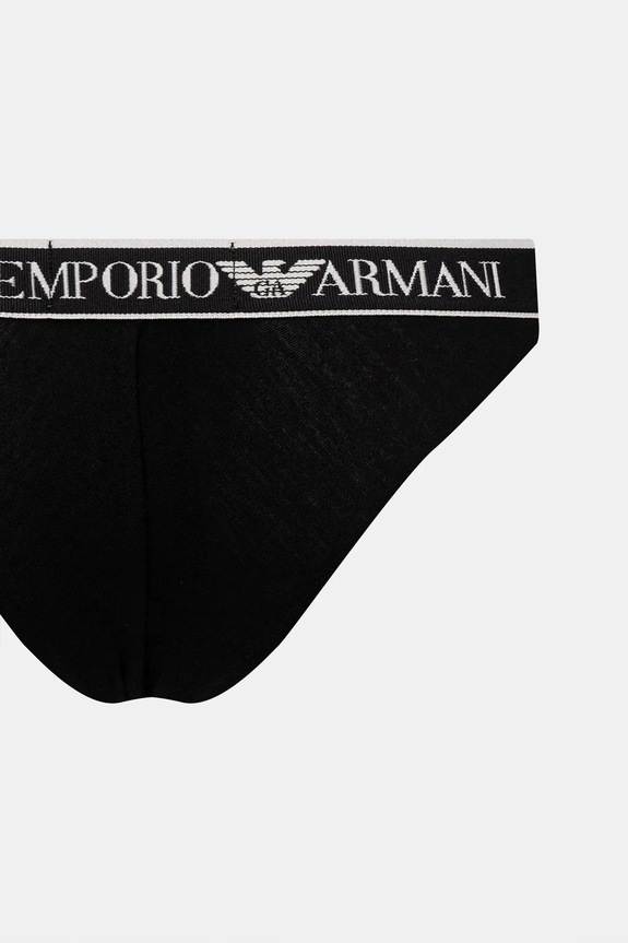 Ρούχα Σλιπ Emporio Armani Underwear 2-pack EW000404.AF15345 μαύρο