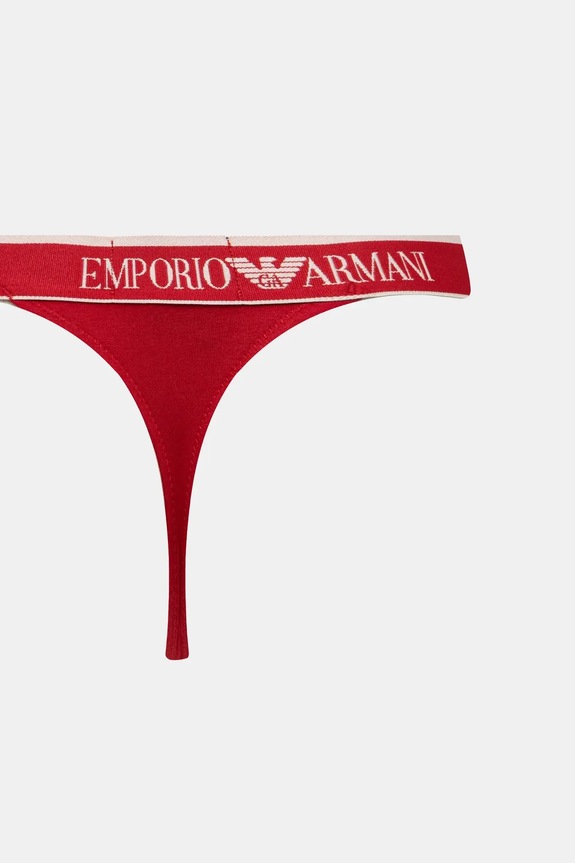 Abbigliamento Emporio Armani Underwear perizoma pacco da 2 EW000405.AF15345 rosso
