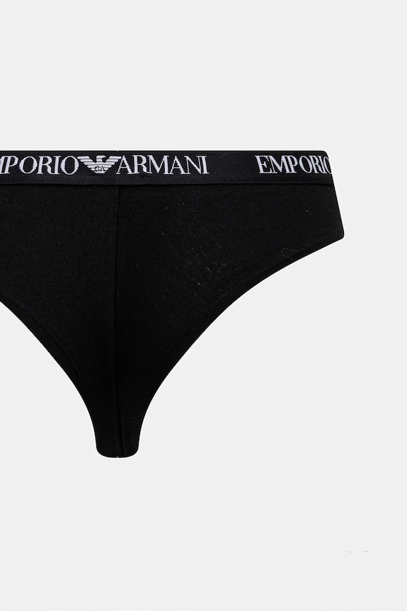 Ruházat Emporio Armani Underwear brazil bugyi 2 db EW000404.AF13033 fekete
