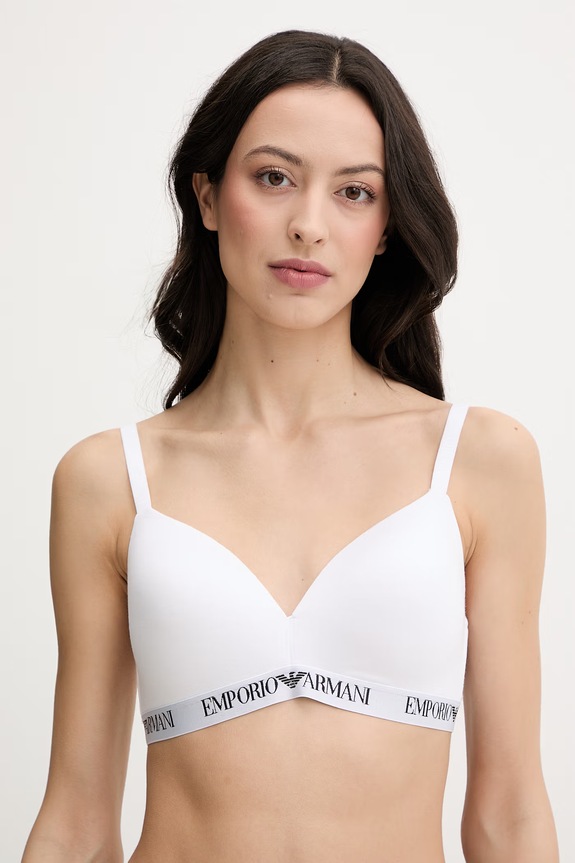 Бюстгальтер Emporio Armani Underwear трикотаж білий EW000442.AF13033
