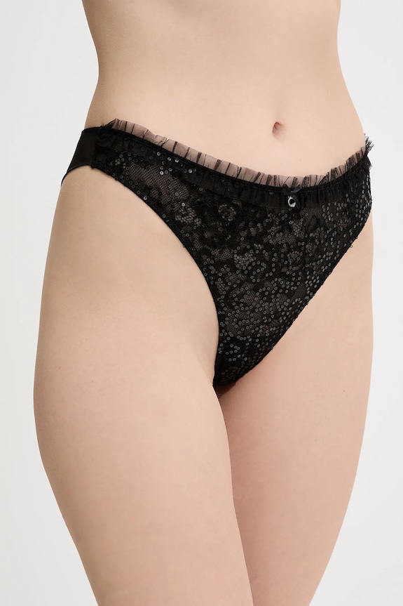 Emporio Armani Underwear figi dzianina czarny EW000394.AF15898