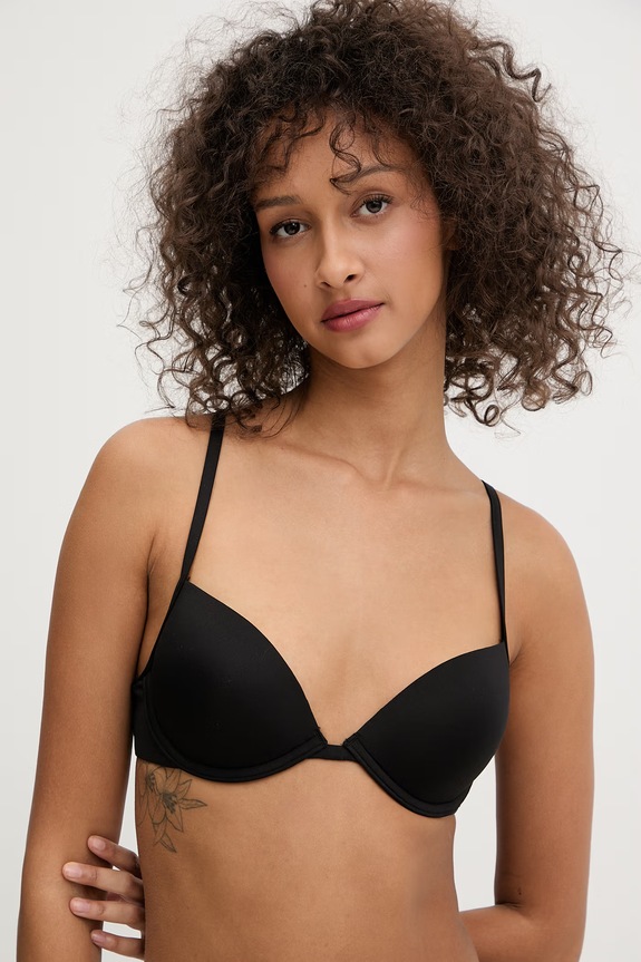Calvin Klein grudnjak za kupanje ženski crna LV00Q62702