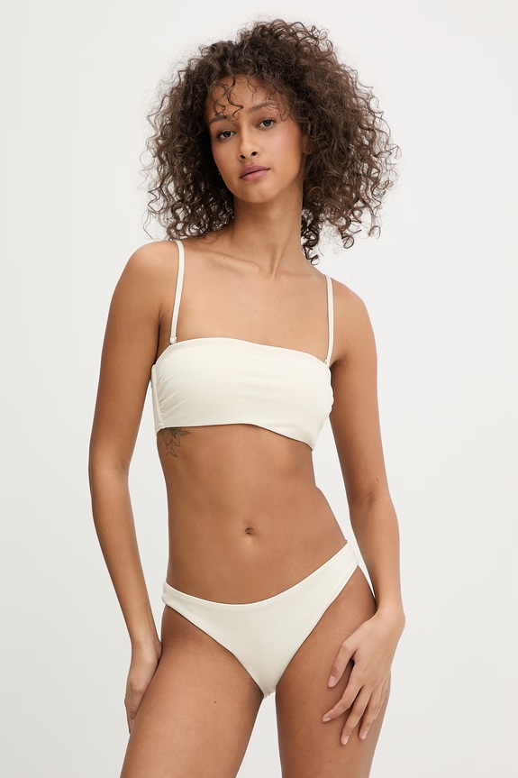 Calvin Klein figi kąpielowe damskie LV00Q62705 beżowy SS26