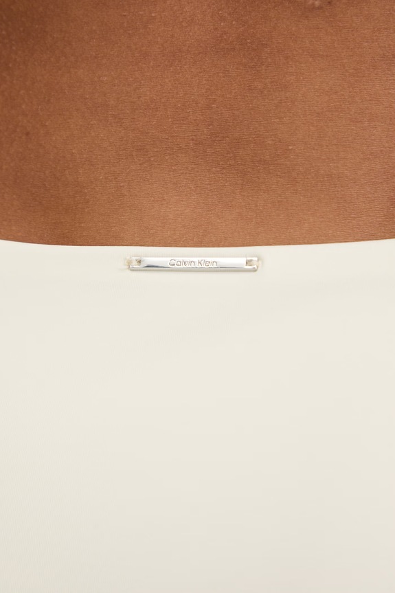 Calvin Klein figi kąpielowe damskie beżowy LV00Q62705