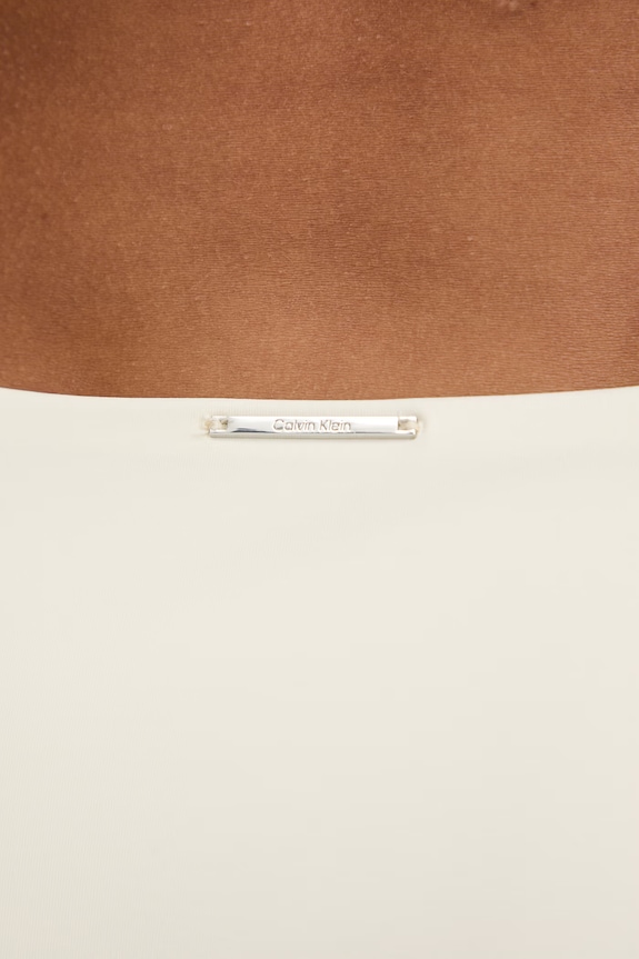 Calvin Klein figi kąpielowe damskie beżowy LV00Q62705