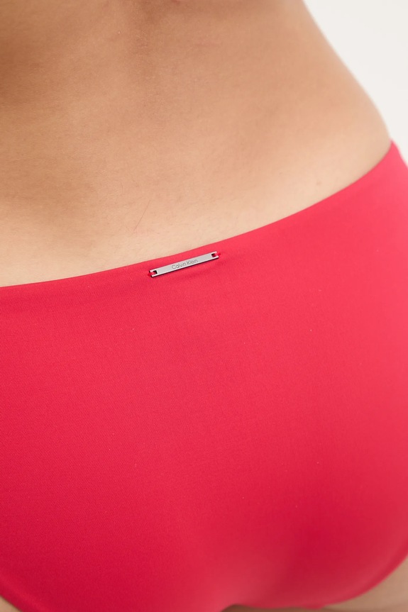 Calvin Klein figi kąpielowe damskie czerwony LV00Q62705