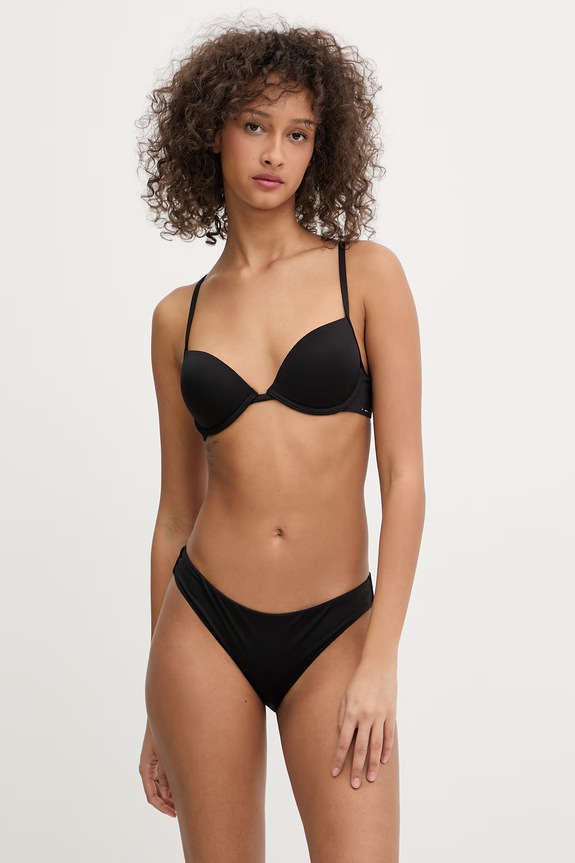 Calvin Klein figi kąpielowe damskie LV00Q62705 czarny SS26