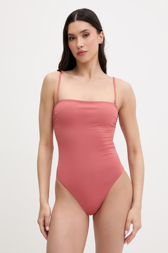 Calvin Klein jednodielne plavky dámske ružová LV00Q62709