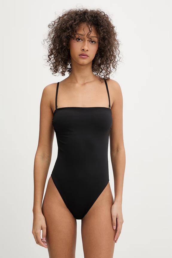 Calvin Klein jednodielne plavky dámske čierna LV00Q62709