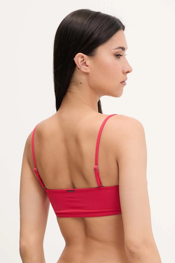 Odzież Calvin Klein biustonosz kąpielowy damski LV00Q62845 czerwony