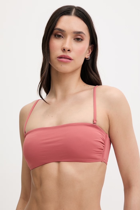 Calvin Klein plavková podprsenka dámska ružová LV00Q62845