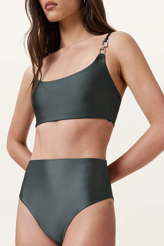 AllSaints dámske plavkové nohavičky TALARIA W019WC zelená SS26