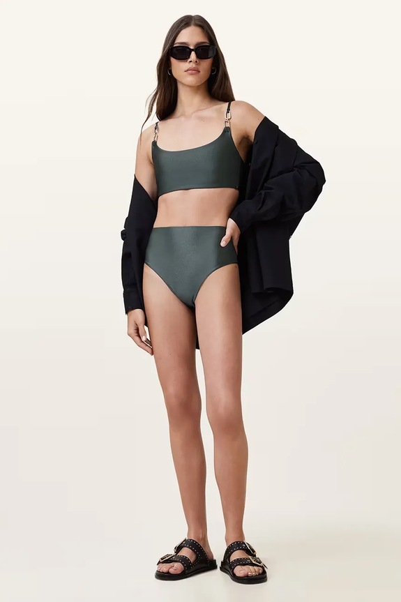 AllSaints dámske plavkové nohavičky TALARIA W019WC zelená