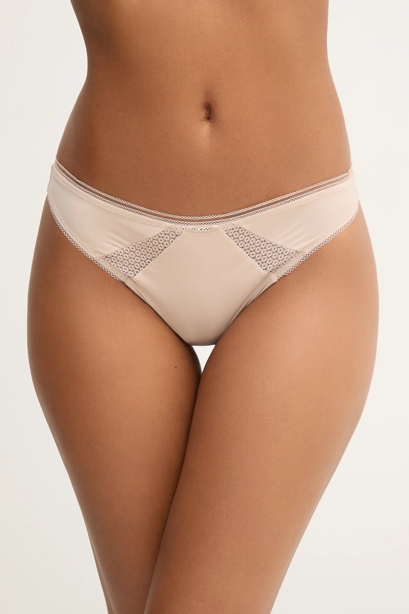 Tangá BOSS THONG B.PURE tangá béžová 50545055
