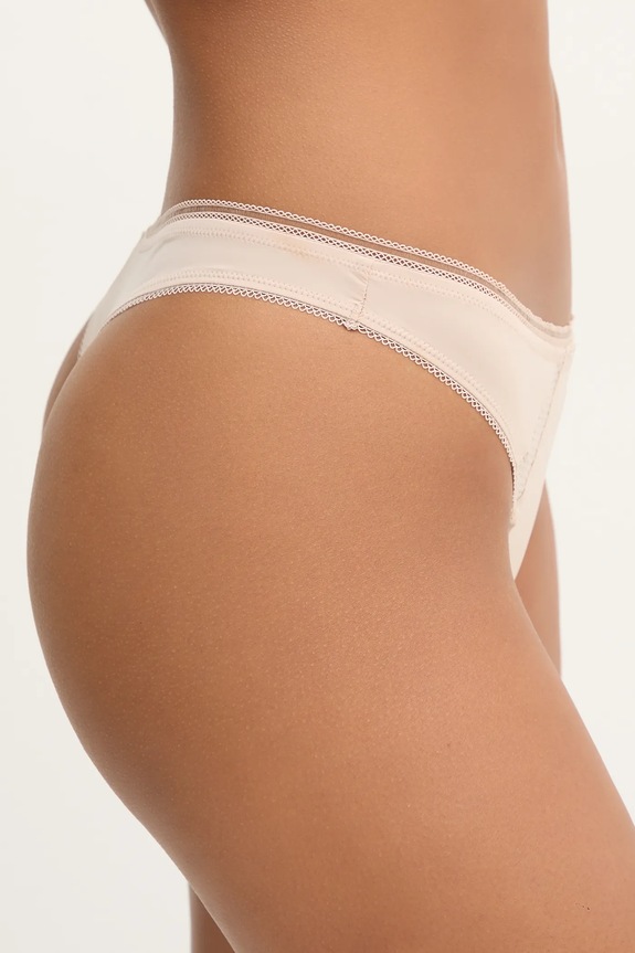 Tangá BOSS THONG B.PURE 50545055 béžová SS26