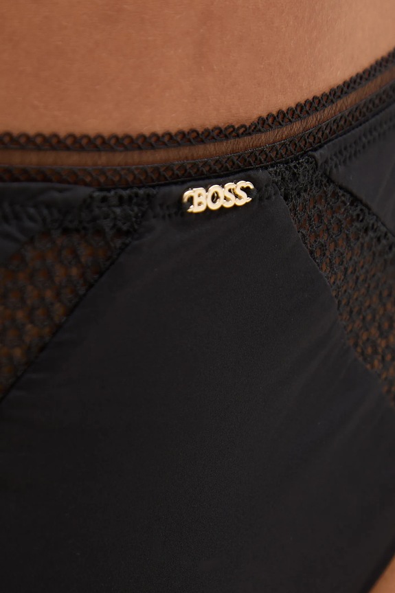 Oblečenie Tangá BOSS THONG B.PURE 50545055 čierna