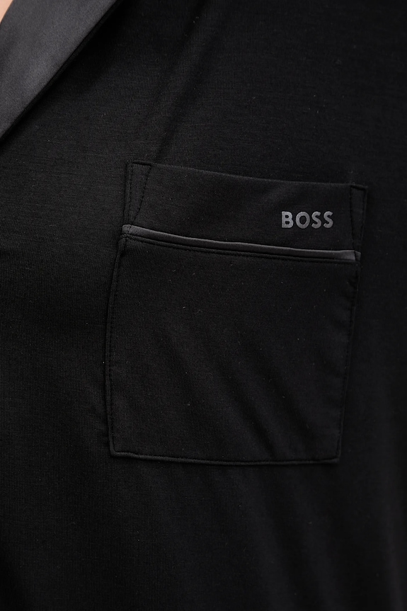 BOSS cămașă de pijama BOSS Sheen_Shirt 50545588 negru