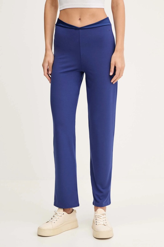 BOSS pantaloni de trening BOSS Sheen_Pants tricotaj violet 50545593
