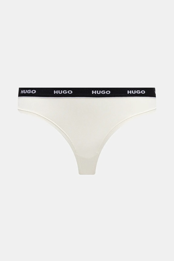 Îmbrăcăminte HUGO tanga 3-pack TRIPLET THONG STRIPE 50545680 roz