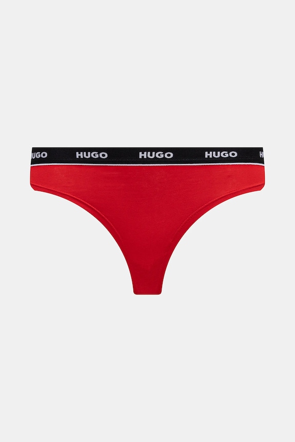 HUGO tanga 3-pack TRIPLET THONG STRIPE roz 50545680