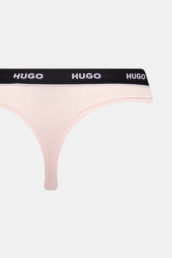 Tangá HUGO 3-pak TRIPLET THONG STRIPE 50545680