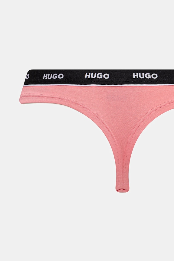 Tangá HUGO 3-pak TRIPLET THONG STRIPE 50545680