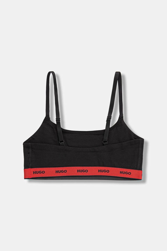 Oblečenie Podprsenka HUGO 2-pak TWIN BRALETTE STRIPE 50545691 čierna