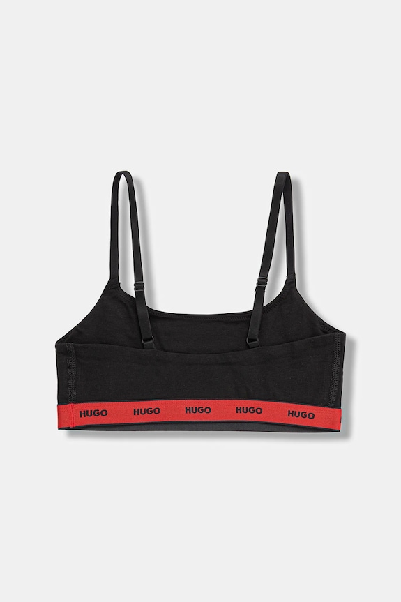 Oblečenie Podprsenka HUGO 2-pak TWIN BRALETTE STRIPE 50545691 čierna