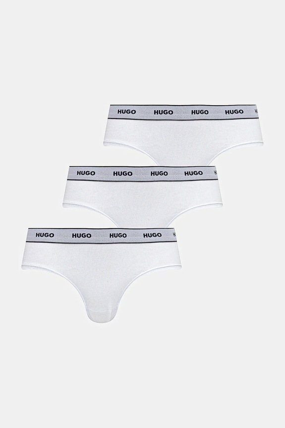 Nohavičky HUGO 3-pak TRIPLET BRIEF STRIPE nohavičky biela 50545694